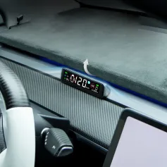 3.9\ Mini Dashboard Hidden HUD Head-Up Display Car Head-Up Display LCD Speedometer for Tesla Model 3/Y Left-Hand Driver
