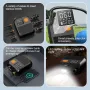 20PSI High Pressure SUP Air Pump 8000mAh for Inflatable Stand Up Paddle Boards, Boats,Kayak,12V DC Car Connector Automatic Stop