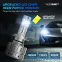 NOVSIGHT A500-N60 2PCS 40000LM/Sepasang Lampu Depan Kereta Mentol LED Rasuk Tinggi/Rendah Kit 6500K Lampu Depan IP68 Lampu Putih Kalis Air