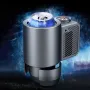 Smart 2-in-1 Car Heating Cooling Cup Cold Hot Coffee Milk Electric Beverage Warmer Cooler Holder For Drinks Travel Mini Car Fridge