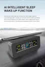Lastik basınç monitörü TPMS Lastik Basınç İzleme Sistemi Araba Lastik Basınç İzleme Sistemi Ekran Harici Sensör Lastik Sıcaklığı
