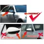 2X M Style Rear Wing Mirror Cover Cap Glossy Black For BMW E60 E61 2003-2008