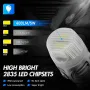 NOVSIGHT SL9 Series T10 DC9V-18V 400LM Car Signal Light Turn Signal Brake Light Reversing Light 2835 SMD Chips
