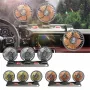 5V/12V Three-Head Car Fan Cooling Air Small Portable 2 Speeds Electric Fans with Parking Number Plate For Truck Vehicle Ship Van