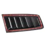 Ventilação de capô estilo RS universal preto brilhante para Ford Focus MK2