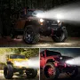NOVSIGHT 2PCS 3 Inch Flood Beam Light LED Pod Light Square Cube Lamp IP68 Waterproof for Truck ATV UTV SUV Boat Car