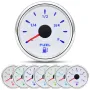 2'' 52mm Professional Automotive Oil Level Gauge with 0-190Ω Resistanc Pointer Display Waterproof Fuel Level Meter + Sensor for Marine Boat Car Boat with Colorful Backlight