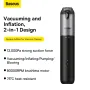 Baseus 4 in 1 12000Pa Car Vacuum Cleaner Pompa Udara Cordless Vacuum Cleaner Mini Portable Vacuum Cleaner Untuk Rumah Tangga