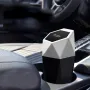 Araba Çöp Kutusu Depolama Kutusu Sızdırmaz Çöp Küçük Otomatik Taşınabilir Çöp Kutusu Araba Ev Ofis için Kolay Temizlenir
