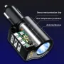 Car Charger Lighter Conversion Plug One To Three QC3.0 Fast Charge 2 In 1 USB