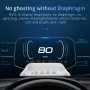 Head-Up Display Portable Car OBD2 Speed Navigation Projector Car Dashboard Display Screen Navigation Projector GPS OBD Speedometer Head Up Display
