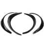 4-Piece/Set Universal Car Wheel Arch Tire Guard Decorative Fender Flexible Yet