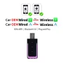 2-in-1 Wired to Wireless CarPlay Adapter /Android Auto Adapter Plug & Play Voice Control bluetooth 5.0 5GHz WiFi