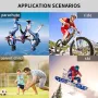 Cámara de acción de pulgar HD 1080P con tarjeta de 32 GB para ciclismo al aire libre, senderismo, deportes de pulgar, grabadora de montañismo y ciclismo al aire libre