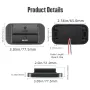 3 Port Car Charger Socket Multiple Device Charging 12V RV USB Outlet 72W Dual USB C 36W and Dual QC 3.0 18W Port for Car Bus RV Truck