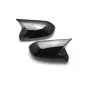 Horn Glossy Black Rear View Side Car Mirror Cover Caps Fit For Toyota Camry 2018+ Avalon 2019 C-HR 2016-2018+
