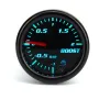Turbo Boost Gauge Vacuum Pressure Meter 7 Color LED 1~2 Bar Black Len UK 2\ 52mm