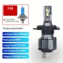 2 adet DC9-16V Evrensel Araba LED Farı 32800LM H4 H7 LED Ampul 3570 Çip 90W Sis Lambası IP67 Su Geçirmez 6000K