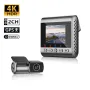 SJCAM M60 Dash Kamera Ön Arka Çift Lens 4K Ultra Net Gece Çekimi DVR Sürüş 360¡ã Panoramik Çekim Araba Sürüş Kaydı