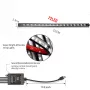 72LED One For Four Car Interior Ambient Foot Strip Light Backlight Remote App Music Control RGB Decorative Lamps