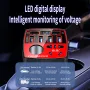 Car Inverter 12V 24V to 220V 200W Power Converter Charger QC3.0USB Multi-Port Fast Charging Intelligent Voltage Monitoring