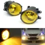 Sepasang Lampu Kabut Depan Lensa Kuning dengan Bohlam 110W Untuk Toyota Untuk Lexus Untuk Scion