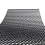 Universal Black Honeycomb Hexagon Mesh Grille Fog Custom Air Vent 47\x16\ ABS Grill