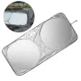 Sunshade 160x86cm Windshield Sun Shade for UV and Sun Protection Foldable Sunshade for Car Windshield