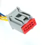 Gương cửa điện Wing Door sơn màu đỏ bên trái tài xế cho Ford Fiesta Mk7 2008-2012