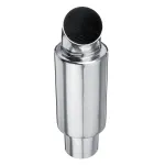 Chrome 2.5\\ Stainless Steel Car Resonator Polished Bent Muffler Exhaust Pipe