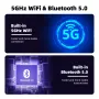 2-in-1 Wired to Wireless CarPlay Adapter /Android Auto Adapter Plug & Play Voice Control bluetooth 5.0 5GHz WiFi