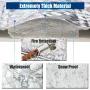 Car Rear Windshield Snow Cover 4-Layer For Winter Snow Frost Removal With Magnetic Edge And Windproof Belt Waterproof Dustproof Privacy for Seden