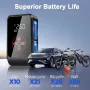 Compresseur d'air portable pour voiture, pompe de gonflage électrique avec écran d'affichage numérique, gonfleur de pneus pour moto, vélo, bateau, ballon