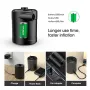 Máy bơm hơi điện 5200mAh Máy bơm hơi di động có chức năng bơm hơi/xả hơi nhanh Máy bơm điện có thể sạc lại với 3 vòi phun cho trẻ em Bể bơi phao Hồ bơi Thuyền bơm hơi