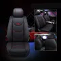 1 funda universal para asiento de coche, de piel sintética, transpirable.