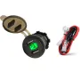 4.2A Waterproof Car 2 Port Dual USB Charger Socket Power Outlet with LED Voltmeter for 12-24V Car Boat Marine ATV Motorcycle