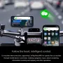 SJCAM RD10 6.25 inch Motorcycle Driving Monitoring Recorder CarPlay Android Auto Player Anti-Shake Dual 1080P HD IPS Touchscreen Front Rear Camera DVR Intelligent