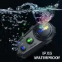 Coralme Q18 1000M Motorcycle Intercom Helmet bluetooth Headphones Music Sharing Headset