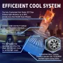 Car LED Headlamps H7 H4 110W 7600LM 6500K White Car Bulbs Lamp WaterProof IP68