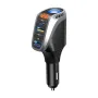 Soket Pengisi Daya Cepat QC Mobil OZIO 66W+PD 20W 12V-24V untuk Semua Model Mobil