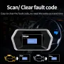 GEYIREN P17 4.3\ OBD+GPS Dual System HUD Rotating LCD Detector Overspeed Water Temperature Speed Alarm Brake Turbine Test Mileage