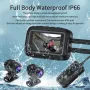 Motorcycle DVR 3.0 inch IPS Dual 1080P Full HD Full Body Waterproof Moto Camera WiFi GPS Dash Cam Front Rear Driving Video Recorder