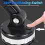 Supporto per telefono cellulare girevole a 360° per auto, antiurto, multifunzione, supporto per navigatore per auto, pannello strumenti, ventosa, parabrezza, console centrale per auto
