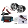 Motosiklet Gidon Amfisi Radyo Stereo Alarm Hoparlör MP3 FM Çalar bluetooth Fonksiyonu ile
