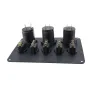 Auto Boot Schakelpaneel Waterdichte Digitale Voltmeter Dubbele USB-poort 12 Stopcontacten Combinatie Marine LED Rocker 5 Gang