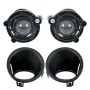 [USA Direct] Pair 12V 55W Car Fog Light Kit w/ Bulbs w/ Switch&Wiring Halogen Fog Lamp for Chevrolet Camaro 2014-2015