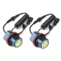 2Pcs 80W Error Free LED Angel Eyes Marker Halo Ring Light For BMW E39 E53 E60 E65