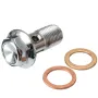 10mm M10x1.00 クロームバンジョーボルト ブレーキキャリパー マスターシリンダーフィッティング