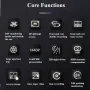 M8 1440P Ultra HD Dash Cam for Recording Front + Interior Car DVR IPS HDR Reversing Image Night Vision 24H Parking Monitoring