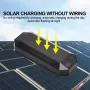 Car Mini LED Solar Power Warning Light Night Security Simulated Alarm Wireless Anti-theft Lamp Strobe Dummy Alarm Lamp for Car Motorcycle Bike